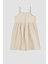 Kız Çocuk Regular Fit Desenli Askılı Yazlık Poplin Elbise W7750A622HS 6