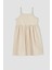 Kız Çocuk Regular Fit Desenli Askılı Yazlık Poplin Elbise W7750A622HS 8