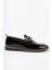 Erkek Rok Loafer Yumuşak Ayakkabı ROK.230 Rugan Siyah 3