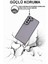 Caseworld Samsung Galaxy S22 Plus Kapak Metal Kamera Korumalı Arkası Şeffaf Silikon Kılıf - Lila 3