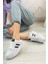 Unisex Garantili Anatomik Hafif Esnek Sağlam Sneaker Spor Ayakkabı CNS.176 Beyaz Siyah 2