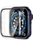 Apple Watch Series 7 41MM Kılıf Ekran ve Kasa Koruyucu 360 Tam Koruma Premium Kapak Sert Pc Metalik 1