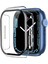 Apple Watch Series 7 41MM Kılıf Ekran ve Kasa Koruyucu 360 Tam Koruma Premium Kapak Sert Pc Metalik 3