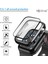 Apple Watch Series 7 41MM Kılıf Ekran ve Kasa Koruyucu 360 Tam Koruma Premium Kapak Sert Pc Metalik 3