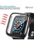 Apple Watch Series 7 41MM Kılıf Ekran ve Kasa Koruyucu 360 Tam Koruma Premium Kapak Sert Pc Metalik 4