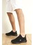 Unisex Anatomik Konforlu Yürüyüş Spor Sneaker Ayakkabı Siyah 3