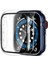 Apple Watch Series 7 45MM Kılıf Ekran ve Kasa Koruyucu 360 Tam Koruma Premium Kapak Sert Pc Metalik 1