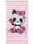 Panda Desenli Çocuk Plaj Havlusu, Banyo Havlusu 2