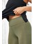 One Performance Training Dri-Fit Leggings Toparlayıcı Iç Cepli Haki Yeşil Tayt 3
