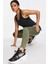 One Performance Training Dri-Fit Leggings Toparlayıcı Iç Cepli Haki Yeşil Tayt 4