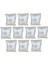 Steril Pamuklu Ped 10 cm x 10 cm 2'li 10 Paket (Paket 2'li x 10 Paket=20 Adet) 1