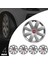 Fiat Siena 14 Inç Uyumlu Jant Kapağı Amblemli Gri 4 Adet 1 Takım 116 3