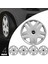 Hyundai H100 14 Inç Uyumlu Jant Kapağı Amblemli Gri 4'lü Takım 140 3