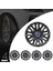 Ford 13 Inç Jant Kapağı Amblemli Piano Black 4 Adet 1 Takım 207 3