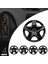 Renault Clio 4 16 Inç Jant Kapağı Amblemli Piano Black 4'lü Set 203 3