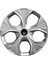 Renault Clio 1 13 Inç Jant Kapağı Amblemli Gri 4'lü Set 111 2