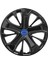 Ford Fiesta 15 Inç Uyumlu Jant Kapağı Amblemli Piano Black 4 Adet 1 Takım 215 2