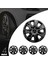 Mitsubishi Galant 14 Inç Uyumlu Jant Kapağı Amblemli Piano Black 4'lü Takım 205 4