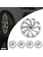Fiat Linea 15 Inç Uyumlu Jant Kapağı Amblemli Gri 4'lü Takım 130 3