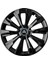 Citroen C Elysee 16 Inç Uyumlu Jant Kapağı Amblemli Piano Black 4 Adet 1 Takım 214 2