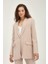 Kadın Ekru Blazer Ceket 5