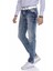 CD319 Eskitilmiş Mavi Slim Fit Erkek Jean Kot Pantolon 3