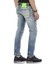 CD605 Neon Yeşil Yırtık Buz Mavisi Erkek Jeans 5