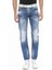 CD669 Kalın Dikiş Detaylı Straight Fit Jeans 1