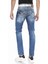 CD669 Kalın Dikiş Detaylı Straight Fit Jeans 4