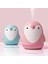 220ML Aroma Nemlendirici Sevimli Penguen USB Hava Difüzör Ev Ofis Araba Mist Maker Hava Arıtma (Pembe)(Yurt Dışından) 2