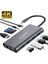 Cf-31 Macbook Uyumlu 11IN1 Type-C™ Usb-C To 4* USB 3.0 4K 1080P Hd HDMI VGA 1000 Mbps RJ45 Pd Aux Ses Sd Tf Kart Çevirici Adaptör 1