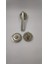 Kapı Kolu Rozetli (Wc Için) 1 Takım Inox Renk 4