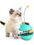 Kedi Oyuncaklar Interaktif Kedi Tumbler Topu Pet Çift Haddeleme Topları ve ile Sızdıran Oyuncak Tedavikedi Yavru Köpek Yavrusu Için Alay Değnek | Kedi Oyuncakları (Mavi) (Yurt Dışından) 1
