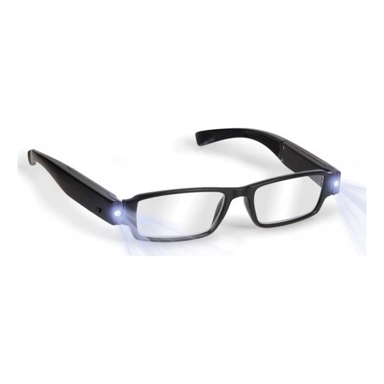 Netodak LED Işıklı Kitap Gözlüğü Okuma Lambası Ledli Gözlük Camsız Gözlük