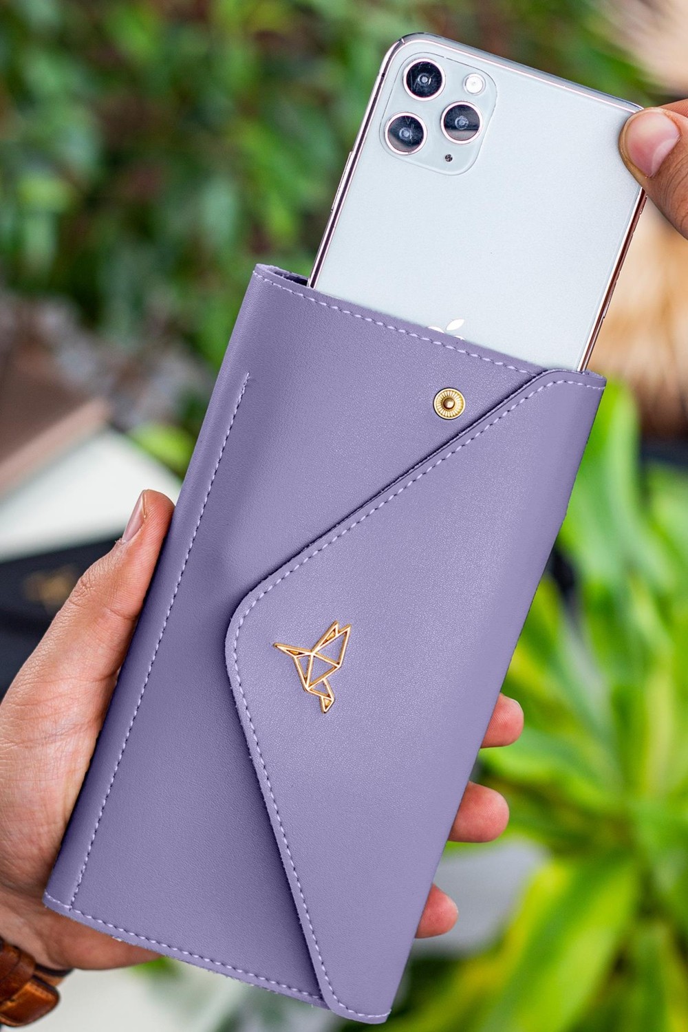 Garbalia Envelope Telefon ve Bozuk Para Bölmeli Zarf Model Kadın Cüzdan
