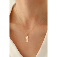 Milet Kuyumculuk 14 Ayar Altın Forze Zincir At Kolye