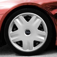 Opel Astra G 14 Inç Uyumlu Jant Kapağı Amblemli Gri 4 Adet 1 Takım 140
