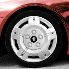 Whigor Peugeot Boxer 16 Inç Uyumlu Jant Kapağı Amblemli Gri 4 Adet 1 Takım 153