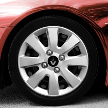 Whigor Renault Megane Iv 15 Inç Jant Kapağı Amblemli Gri 4'lü Set 127