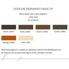 Goochıe Kalıcı Makyaj Microblading Boya Brown Coffee