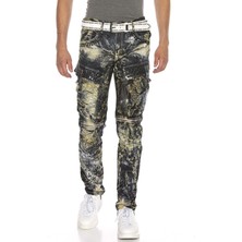 Cipo & Baxx CD494 Sunburst Rockstar Kargo Motorcu Erkek Pantolon