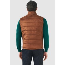 Pierre Cardin Erkek Suni Deri Yelek