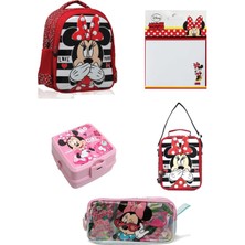 Frocx Minnie Mouse Ilkokul Çantası 5 Li Set