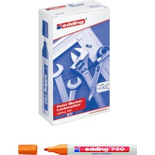 Edding  10 Adet (Turuncu /6) Metal Yüzeylere Kalıcı Yazı Yazan Kalem 750 /2-4mm