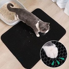 Xinhang Kedi Çöp Ped Su Geçirmez Çift Katmanlı Kaymaz Pet Çöp Ped Kedi Sürtünme Ayak Pedi Kedi ve Köpek Genel Evcil Hayvan Malzemeleri (Yurt Dışından)