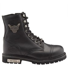 Harley Davidson Colmar Black Siyah Erkek Deri Bot