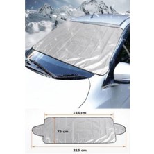 Ankaflex Araba Buz Kar Güneş Koruyucu Örtü Oto Araç Kar Buz Önleyici Ön Cam Koruyucu Güneşlik Branda