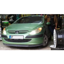 Oto h.i.t. Peugeot 307 Uzun Farlar Için Uyumlu Şimşek Etkili LED Xenon Beyaz Far Ampulü