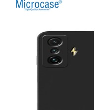 Microcase Poco F4 Gt 5g  Matte Serisi Kamera Korumalı Silikon Tpu Kılıf - Siyah