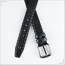 Derimo Leather Derimoshop Spor Deri Örgülü Kemer